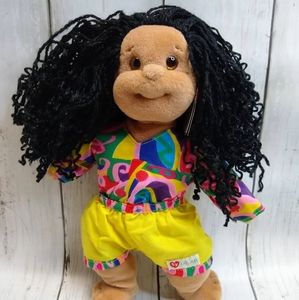 TY Beanie Kids Vtg 2000 "Calypso" TY Gear Outfit Multi-Color Spiral Hair Plush